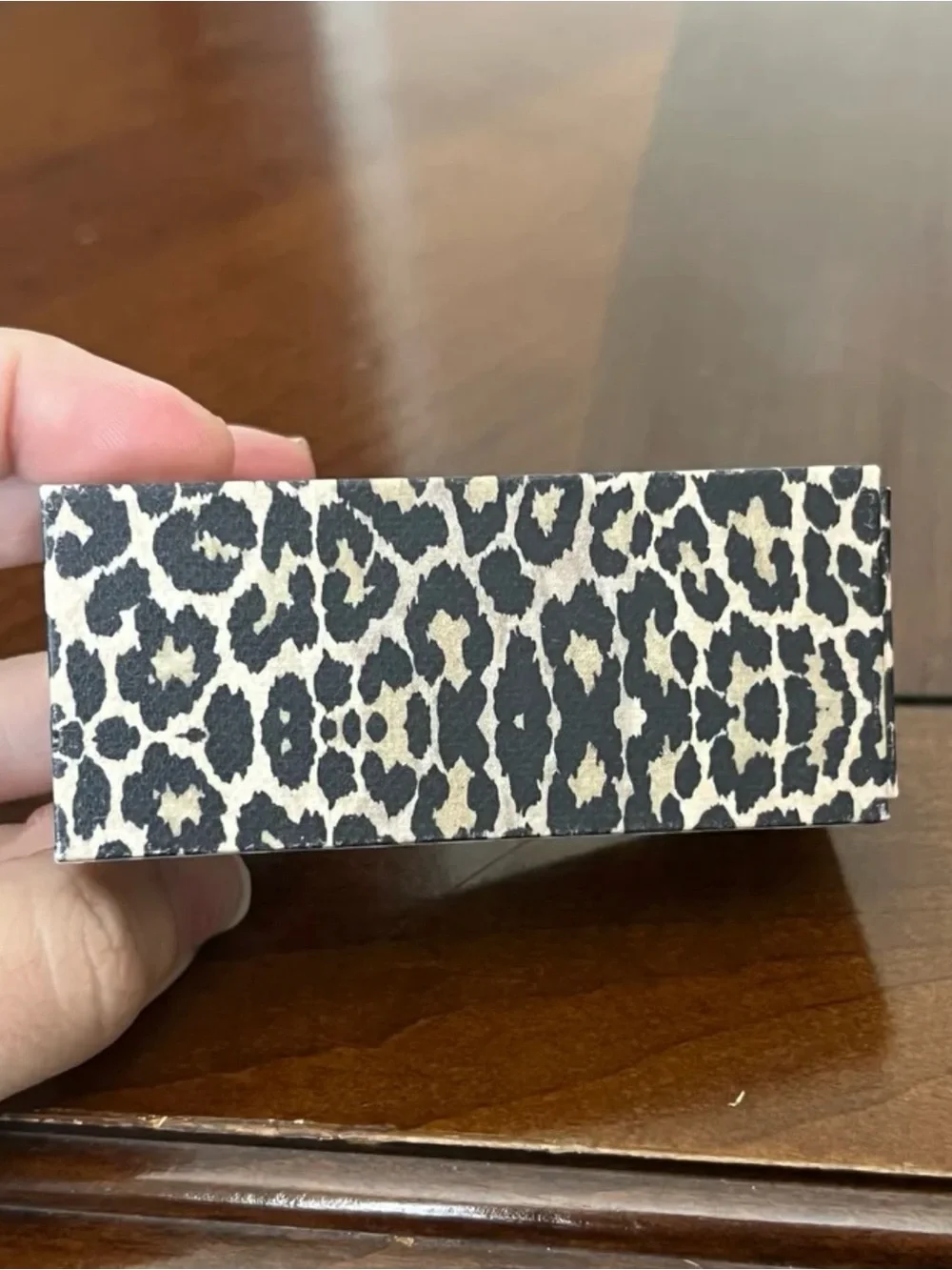 Dior Leopard Print Eyewear Box in Black and Cream